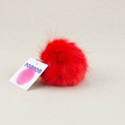POMPONES RUBI Rojo 006