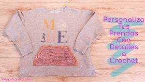 Bolsillo de Crochet para Sudadera: Cómo Diseñar Tu Propio Patrón De Crochet Paso a Paso Parte 2