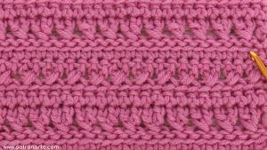 Cómo Tejer patrón Punto Cruzado de Crochet Fácil Paso a Paso