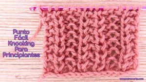 Punto Fantasía De Knooking Para Gorros, Bufandas Y Cualquier Prenda Que Quieras Tejer
