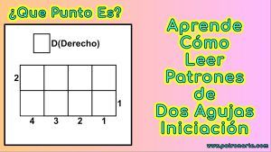 como leer patrones de dos agujas