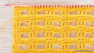 Patrón Punto Tunecino Calado para Prendas y Complementos: Un Toque Único para tus Tejidos