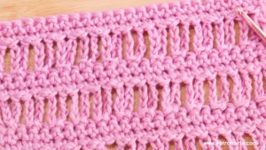 Patrón Falso Punto Vainica a Crochet