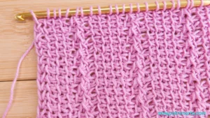 Patrón Punto de Crochet Tunecino Bonito para Prendas de Entretiempo y Complementos