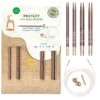 SET AGUJAS INTERCAMBIABLES DE MADERA 14 PERFECT JUTE CASE