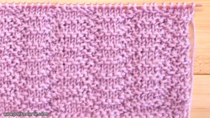 Patrón Punto de Dos Agujas con Textura de Ondas (Para Chaquetas, Jerséis, Mantas...)