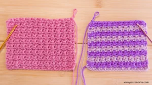 patrón punto a crochet bonito